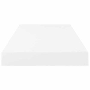 Scaffale a Parete Bianco Lucido 50x23x3,8 cm in MDF 323745