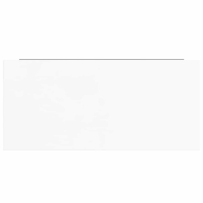 Scaffale a Parete Bianco Lucido 50x23x3,8 cm in MDF 323745