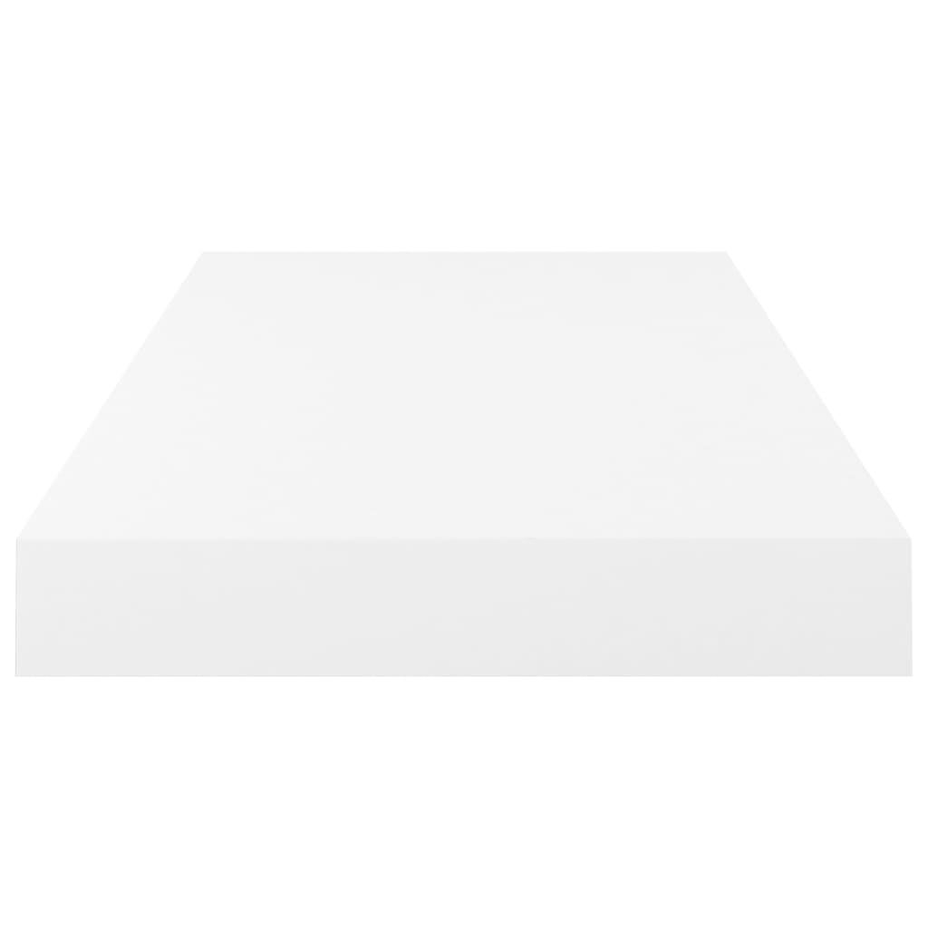 Scaffali a Parete 2 pz Bianco Lucido 50x23x3,8 cm in MDF cod mxl 54218