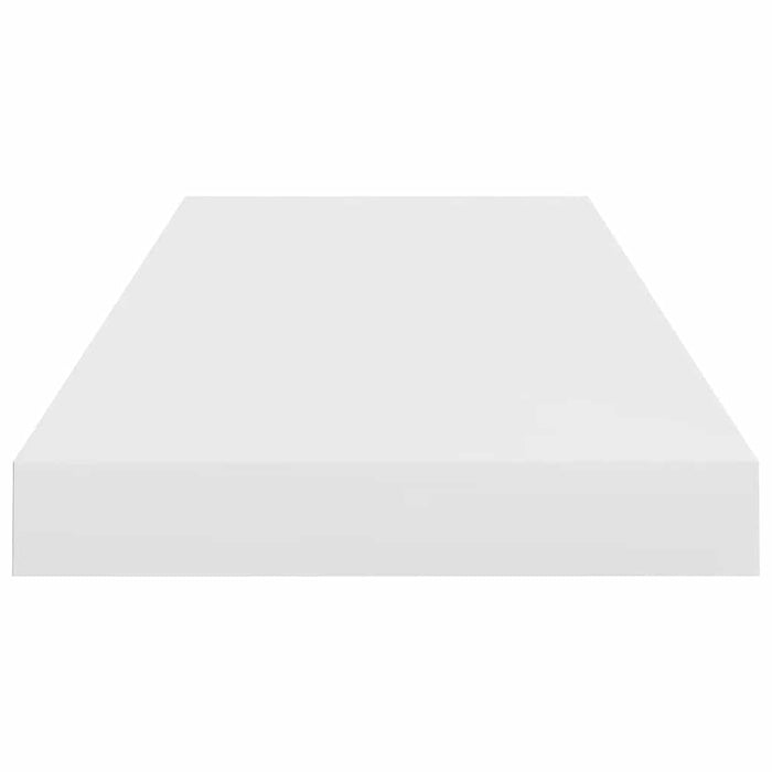 Scaffale a Parete Bianco Lucido 60x23,5x3,8 cm in MDF 323748