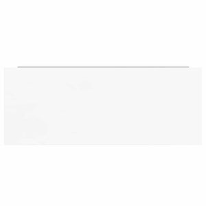 Scaffale a Parete Bianco Lucido 60x23,5x3,8 cm in MDF 323748