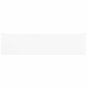 Scaffali a Parete 2 pz Bianco Lucido 90x23,5x3,8 cm in MDF 323755