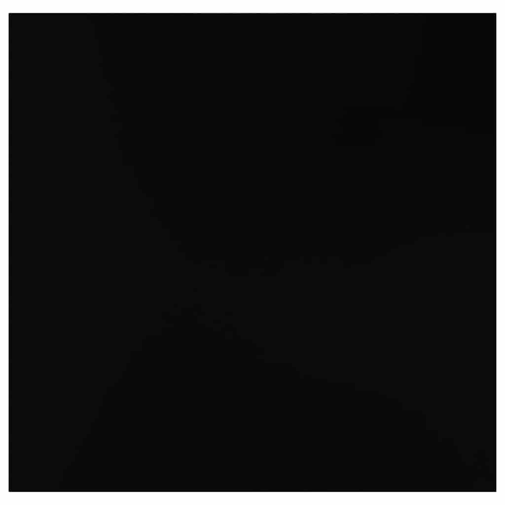 Scaffale a Parete Nero Lucido 23x23,5x3,8 cm in MDF 323760