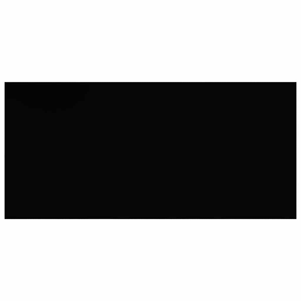 Scaffali a Parete 4 pz Nero Lucido 50x23x3,8 cm in MDF 323768