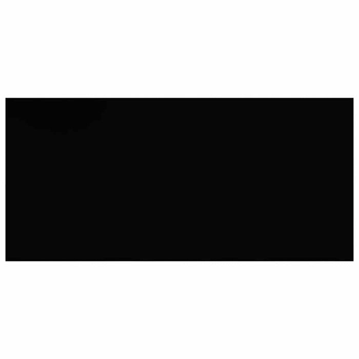 Scaffali a Parete 4 pz Nero Lucido 50x23x3,8 cm in MDF 323768