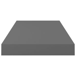 Scaffale a Parete Grigio Lucido 50x23x3,8 cm in MDF cod mxl 33022