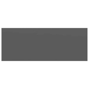 Scaffali a Parete 2 pz Grigio Lucido 60x23,5x3,8 cm in MDF 323791