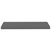 Scaffale a Parete Grigio Lucido 80x23,5x3,8 cm in MDF cod mxl 33230
