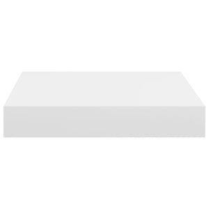 Scaffali a Parete 2 pz Bianco 23x23,5x3,8 cm in MDF cod mxl 33650