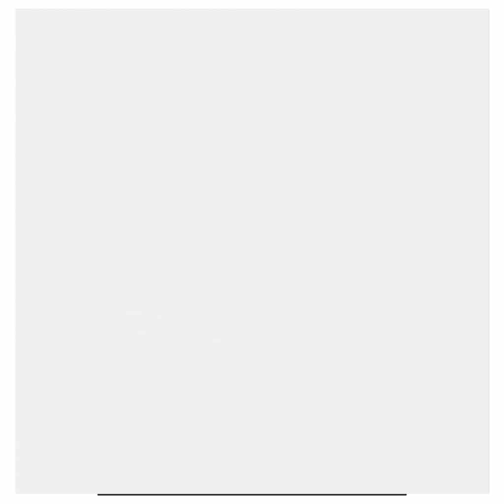 Scaffali a Parete 2 pz Bianchi 23x23,5x3,8 cm in MDF 323803