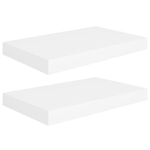 Scaffali a Parete 2 pz Bianco 40x23x3,8 cm in MDF cod mxl 50919