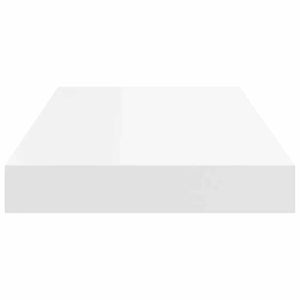 Scaffale a Parete Bianco 50x23x3,8 cm in MDF 323808