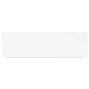 Scaffali a Parete 2 pz Bianchi 80x23,5x3,8 cm in MDF 323815