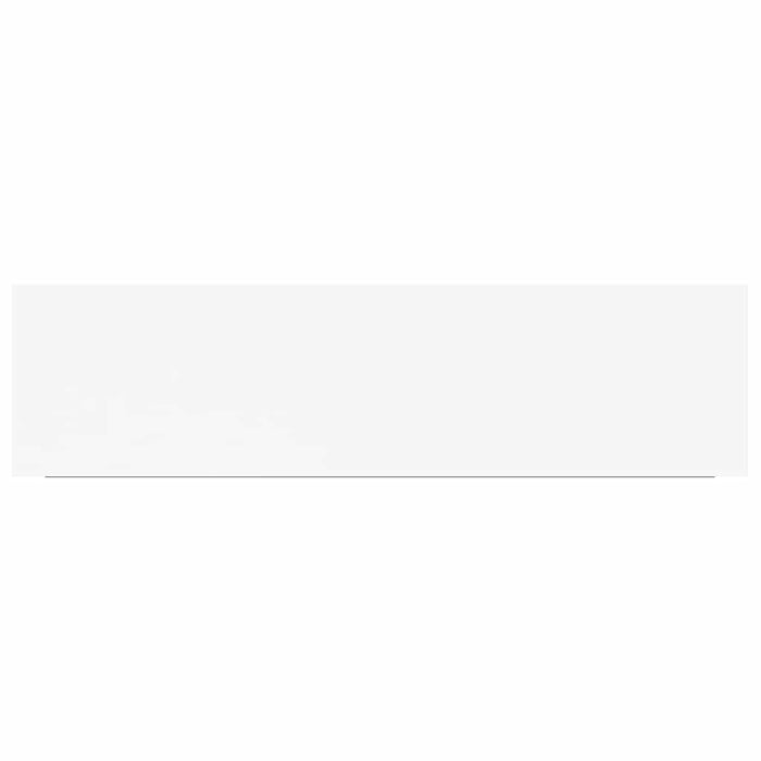 Scaffale a Parete Bianco 90x23,5x3,8 cm in MDF 323817