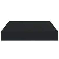 Scaffale a Parete Nero 23x23,5x3,8 cm in MDF 323823