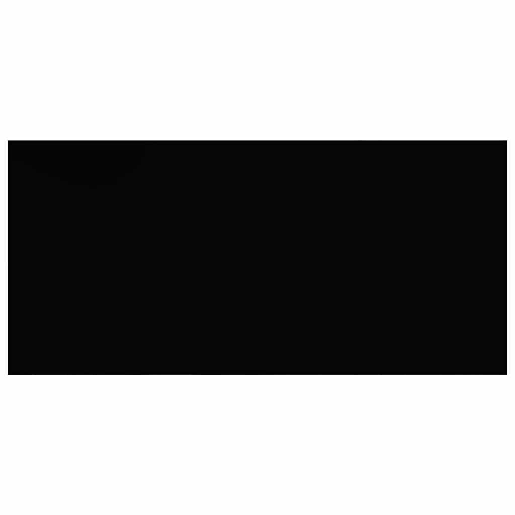 Scaffale a Parete Nero 50x23x3,8 cm in MDF 323829