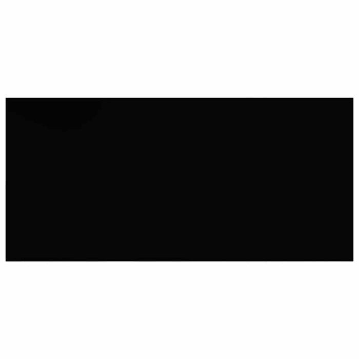 Scaffale a Parete Nero 50x23x3,8 cm in MDF 323829