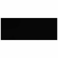 Scaffale a Parete Nero 60x23,5x3,8 cm in MDF 323832