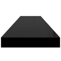 Scaffali a Parete 4 pz Neri 120x23,5x3,8 cm in MDF 323843