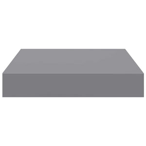 Scaffali a Parete 2 pz Grigi 23x23,5x3,8 cm in MDF 323845