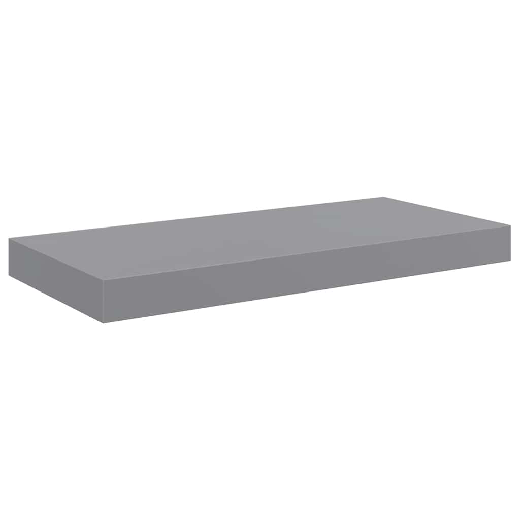 Scaffale a Parete Grigio 50x23x3,8 cm in MDF 323850