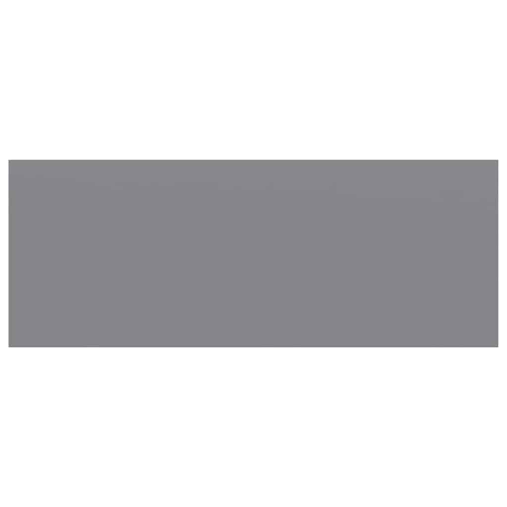 Scaffali a Parete 4 pz Grigi 60x23,5x3,8 cm in MDF 323855