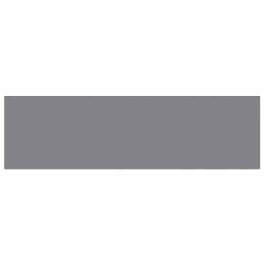 Scaffali a Parete 2 pz Grigi 80x23,5x3,8 cm in MDF 323857