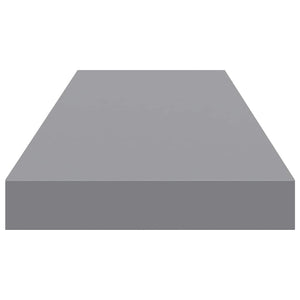 Scaffali a Parete 4 pz Grigi 80x23,5x3,8 cm in MDF 323858