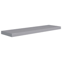 Scaffale a Parete Grigio 90x23,5x3,8 cm in MDF 323859