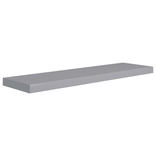 Scaffale a Parete Grigio 90x23,5x3,8 cm in MDF 323859