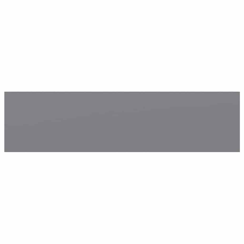 Scaffale a Parete Grigio 90x23,5x3,8 cm in MDF 323859