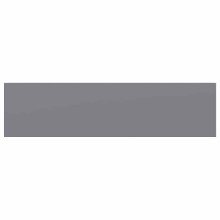 Scaffale a Parete Grigio 90x23,5x3,8 cm in MDF 323859