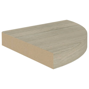 Scaffale Angolare a Parete Rovere 25x25x3,8 cm in MDF cod mxl 32948
