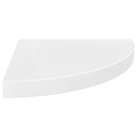 323909 Floating Corner Shelves 4 pcs High Gloss White 35x35x3,8 cm MDF cod mxl 33127