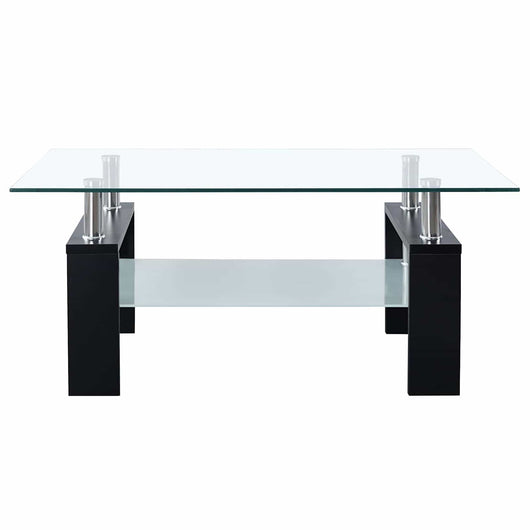 Tavolino da salotto Nero 55 x 96 x 40.5 cm 321982