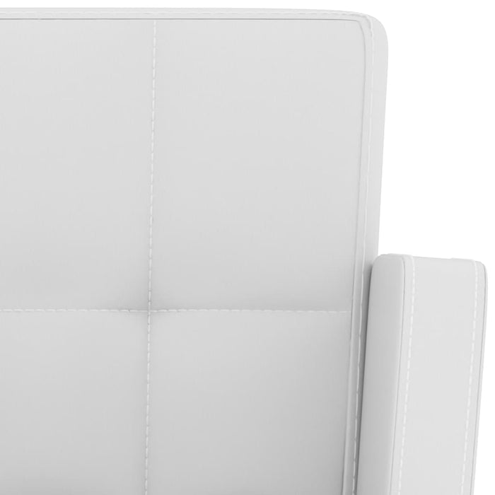 Sgabelli da Bar 2 pz Bianchi in Similpelle cod mxl 55656