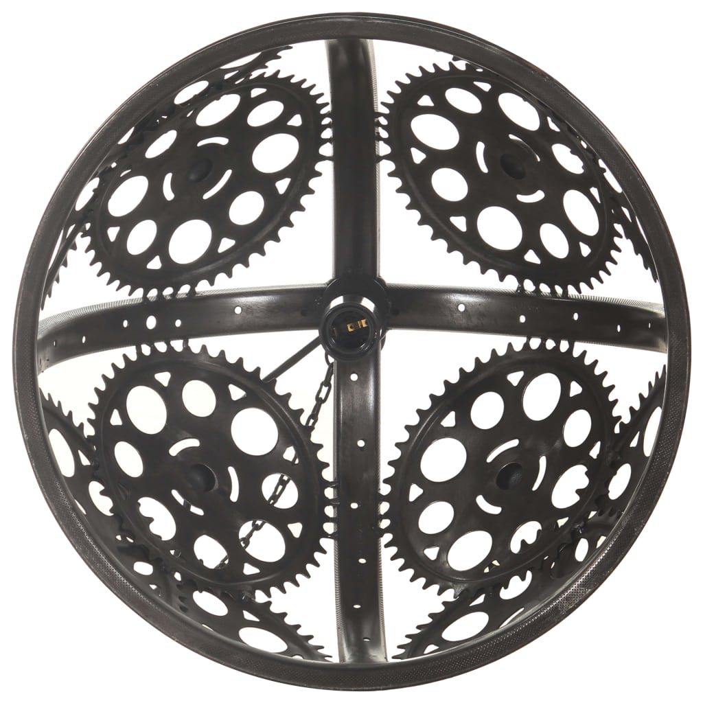 Lampada Industriale da Soffitto Design Ruote 45 cm E27 cod mxl 65626