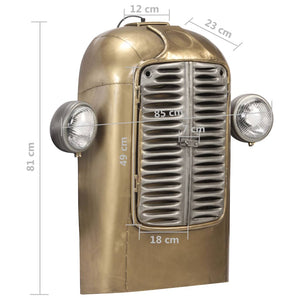 Lampada da Parete Design Trattore in Ferro 323719