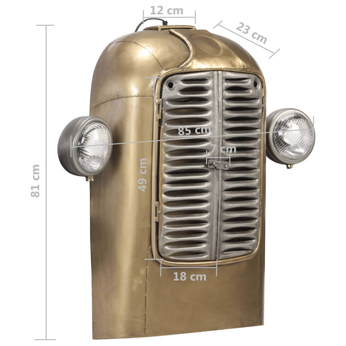 Lampada da Parete Design Trattore in Ferro 323719