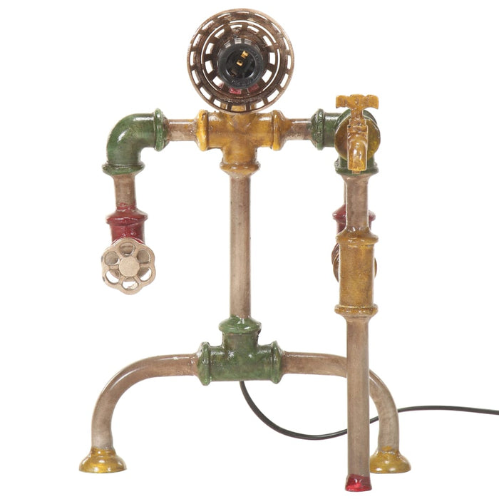 Lampada Pavimento Stile Industriale Design Tubature in Ferro 323720