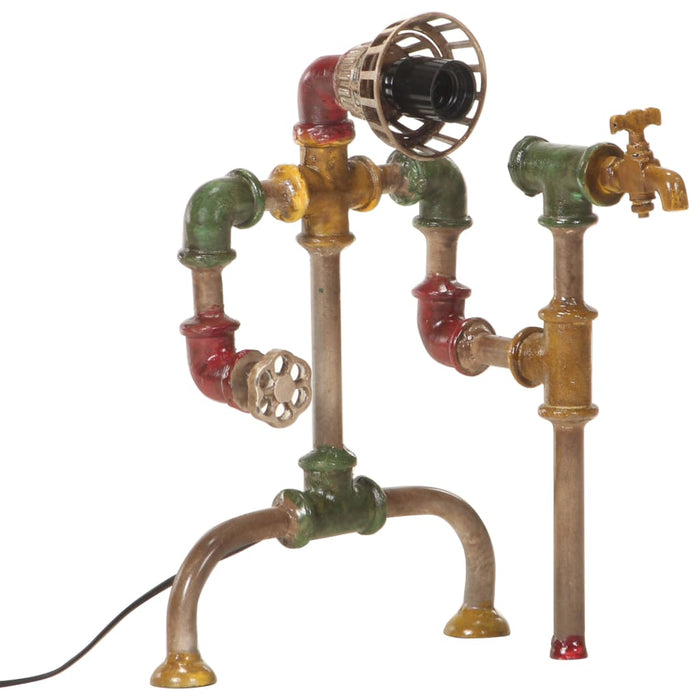 Lampada Pavimento Stile Industriale Design Tubature in Ferro 323720