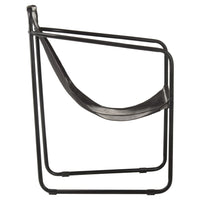 Poltrona Relax Nera in Vera Pelle 323727