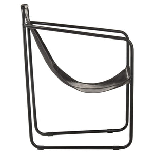 Poltrona Relax Nera in Vera Pelle 323727