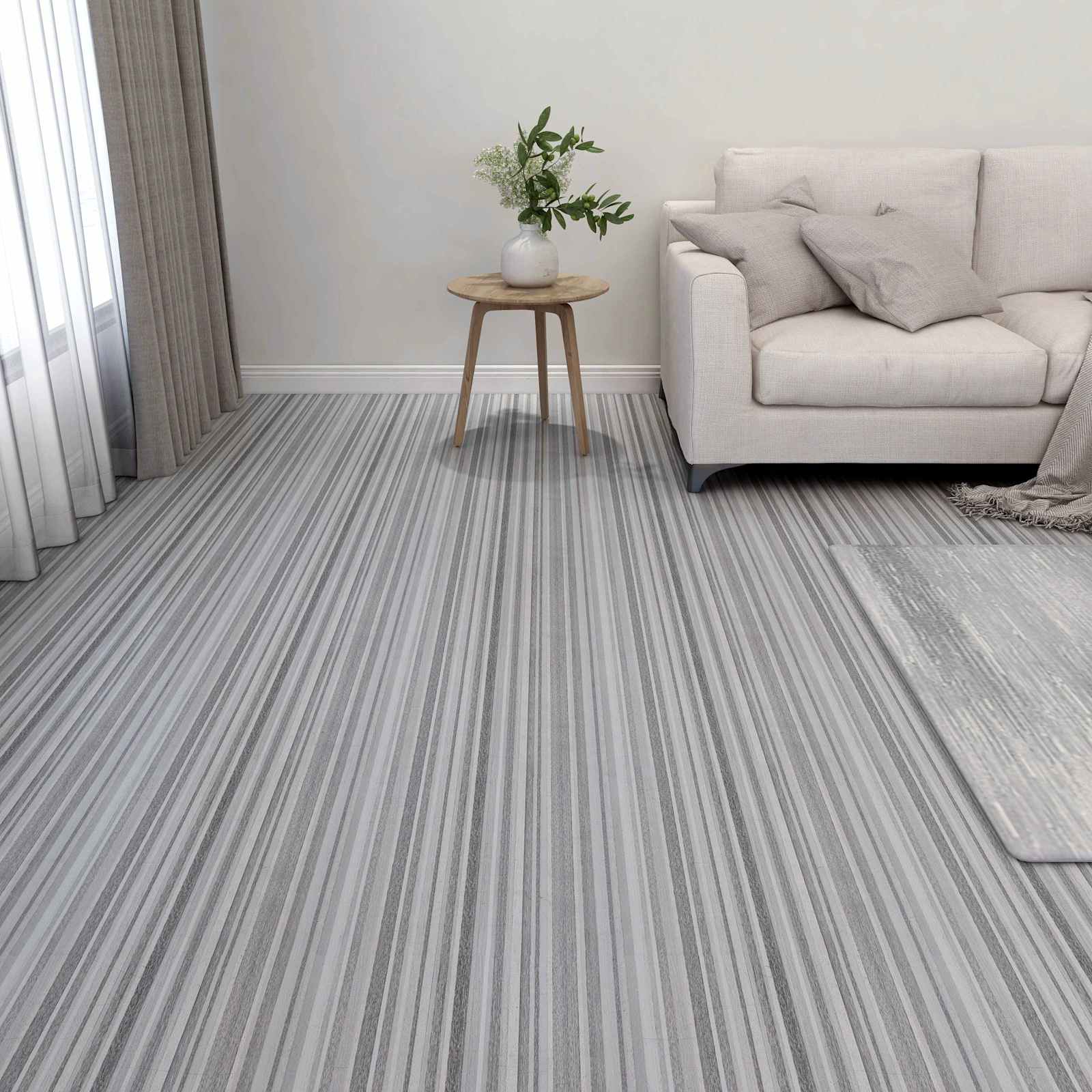 Tavole per Pavimenti 55 pcs Grigio chiaro 5,11 m² PVC 42046319