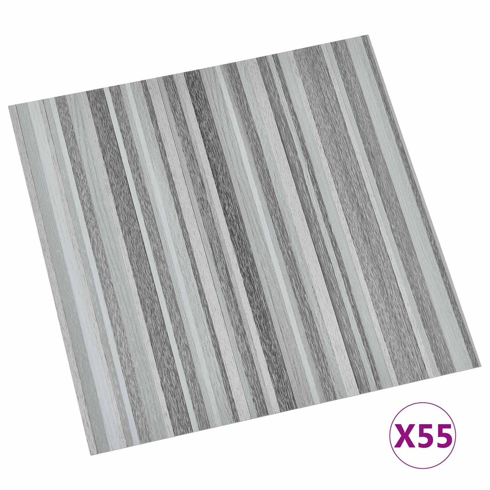 Tavole per Pavimenti 55 pcs Grigio chiaro 5,11 m² PVC 42046319