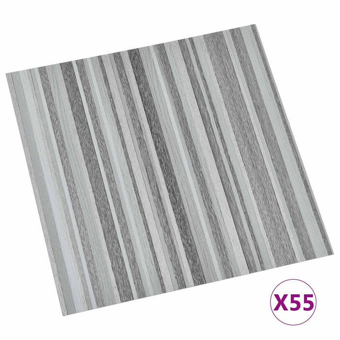 Tavole per Pavimenti 55 pcs Grigio chiaro 5,11 m² PVC 42046319