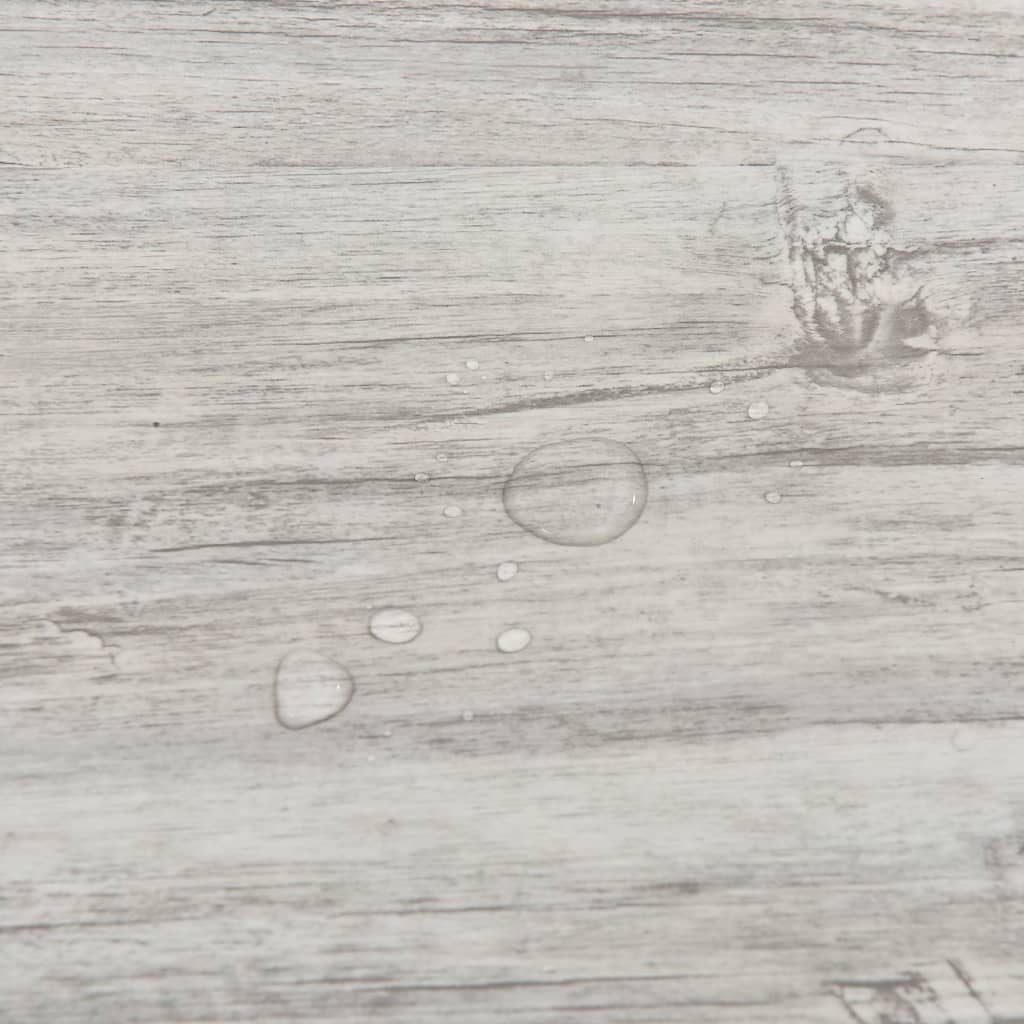 Listoni Pavimenti Autoadesivi 55 pz in PVC 5,11mÂ² Grigio Chiaro cod mxl 46114