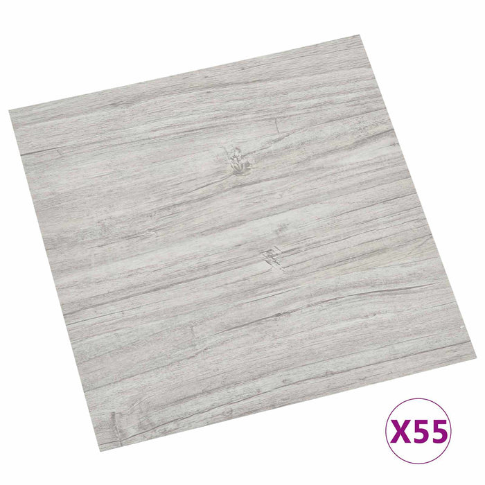 Tavole per Pavimenti 55 pcs Grigio chiaro 5,11 m² PVC 42046334