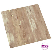 Tavole per Pavimenti 55 pcs Marrone 5,11 m² PVC 42046344