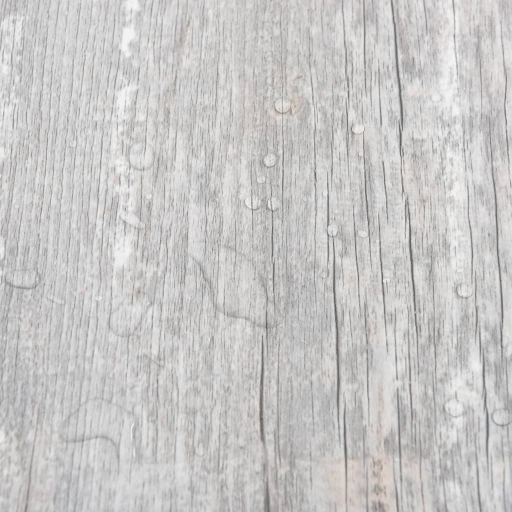 Listoni per Pavimenti Autoadesivi 55 pz in PVC 5,11 mÂ² Grigi cod mxl 69241